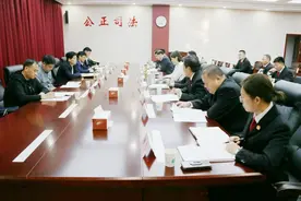 于晓东院长到河东区法院调研图片