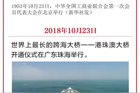 党史日历（10月23日）|港珠澳大桥开通仪式在珠海举行图片