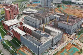 建设升级！知识城广州实验中学初中教学楼全面封顶图片