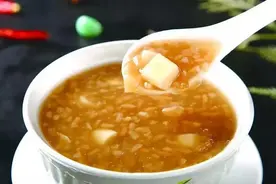 美食——红茶山药莲子粥制作方法图片