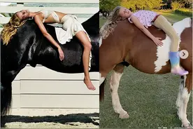 超模吉娘娘8岁女儿出道，翻拍吉赛邦辰《时尚》旧照，秀超强基因图片