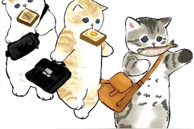 日本插画师靠一组“虐心”的猫咪插画，走红网络，网友：太真实了图片