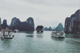 越南下龙湾美景。图片