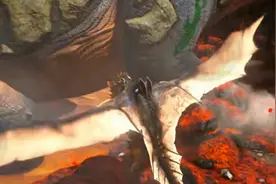 脚踩岩浆面不改色，《方舟生存进化》泰坦龙是种“硬汉龙”图片