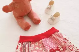 衣物制作 | 不用图纸就可以制作小女孩拼接短裙图片