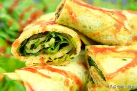 6个鸡蛋搅一搅，轻松做早餐！无需面粉、煎出来的鸡蛋饼全家爱吃图片