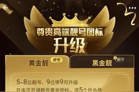 腾讯 QQ 点靓升级：4998 元升级黑金靓号图片