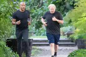 来真的！3个月减掉将近20斤，英国首相约翰逊病愈后跑步减肥见效图片