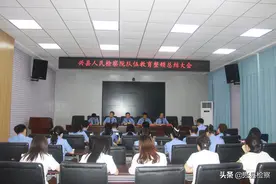 [教育整顿]兴县人民检察院召开队伍教育整顿总结大会图片