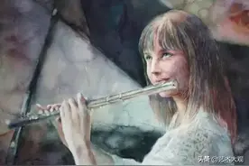 人物水彩画 | 日本女建筑设计师业余画的手绘作品图片