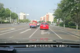 错过右转专用道，直行为红灯时右转，算闯红灯吗？交警这么回复的图片