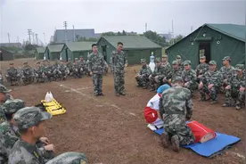 瞄准“打赢”，敢挽强弓铸硬箭——四川省安岳县人武部开展机关指挥演习及民兵应急连集训扫描图片