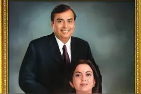 54岁印度富婆有多奢侈？3亿的手机70亿的豪宅，大钻石挂在鼻子上图片