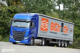 和国内天然气卡车有何不同？依维柯旗舰天然气卡车评测结果告诉你图片