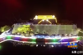 魏县：唯美灯光秀 再现厚重魏文化图片