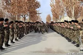 回忆当年，解放军拉练来到我们庄图片