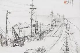 具有冲大场面的史诗级巨作——黎雄才《武汉防汛图卷》图片