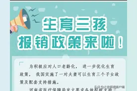 @想生三孩的你，河南医保报销政策来啦图片