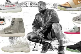 侃爷成美国历史上最富黑人！靠卖椰子鞋赚百亿，却总被嘲设计奇葩图片