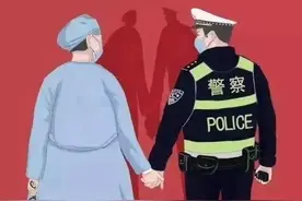 民警送妻子紧急增援武汉，临别前的一抱看哭了多少人…图片