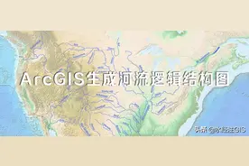 如何使用ArcGIS生成河流逻辑结构图图片