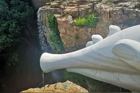 带您走进正在建设中的本溪滴水洞景区图片