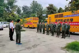 沙颍河防汛机动抢险队，驰援鹤壁开展排涝救灾工作图片