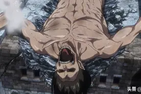 巨人130话，艾伦始祖巨人形态登场，给人一种极其恐怖的威慑力图片