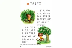 一年级下册语文课文18《小猴子下山》图文详解及同步练习图片