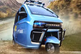 2款大动力电动三轮车，空间大还带行李架，最大能载500斤图片