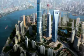上海中心大厦632米高，刮台风时摆动超过1米4，烟花来了怎么办？图片
