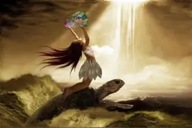 女娲娘娘补天图片