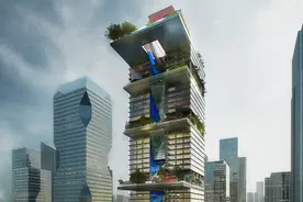 腾讯微信总部大厦，八大要素营造一个里程碑建筑图片