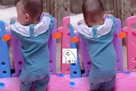 “小短腿宝宝”走红，二八分身材比太可爱，网友：童话里的小矮人图片