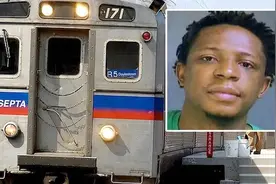 美国男子火车上侵犯女孩，扒衣抚摸长达8分钟，乘客围观还拍视频图片