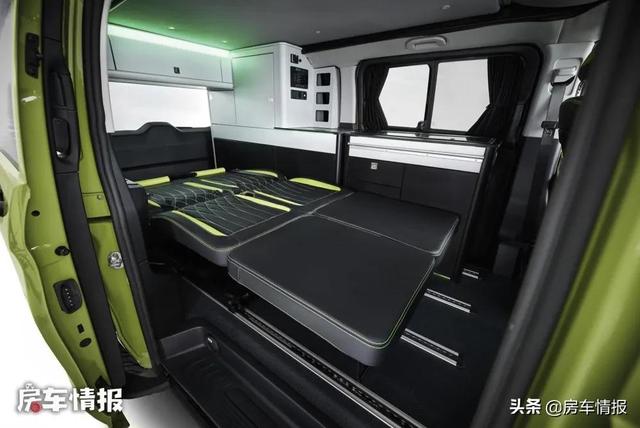 运动范儿的奔驰房车，配2.0T带可移动厨房能住4人，只要40多万？