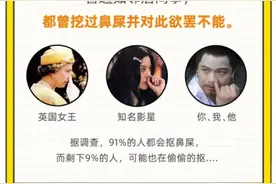 据说，91%的人都会挖鼻屎，而剩下9%的人可能也在偷偷的抠图片