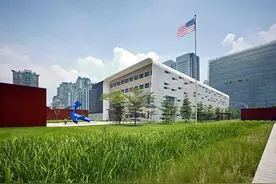 美国广州总领事馆，不允许在中国驻军，因为当年的一个坚持图片