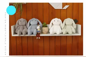 哈一代-时尚萌兔系列的毛绒公仔玩具秋冬新品来啦图片