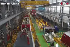 开出轨道新能量 湖南出口欧洲的双层动车令海外网友惊叹图片