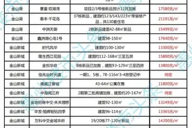 惠州楼盘最新价格表图片