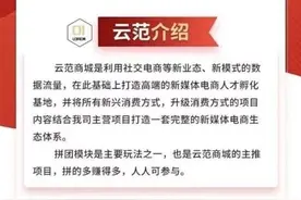 云范商城拼团类资金盘圈钱过千万，部分团队已经撤离，高度预警图片