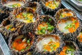 旅行这些年，吃过许多不同海胆，还真没遇到过，吃不出胆黄的情况图片