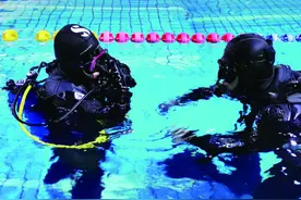 持证专业潜水员超4000人！探秘岛城潜水行业“潜”规则图片