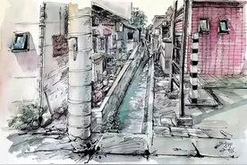 大理90后“拾荒者”，捡捡垃圾，画点小画，震撼朋友圈，牛人图片