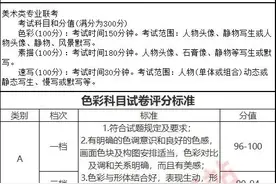 河北省艺术类美术、舞蹈、音乐统考评分标准，看看你属几类？图片