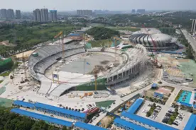 未来已来！岳阳市体育中心主场馆主体顺利完工图片