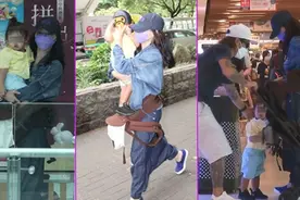 张柏芝抱小王子逛街，亲口否认怀第四胎：以后都不会怀孕图片