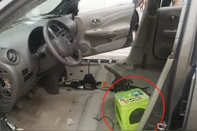 车商也疯狂，坐着小板凳就把车开出来检测！这辆日产阳光太恶心图片