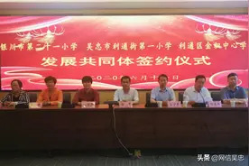 银川第二十一小与吴忠两所学校组建都市圈校际发展共同体图片